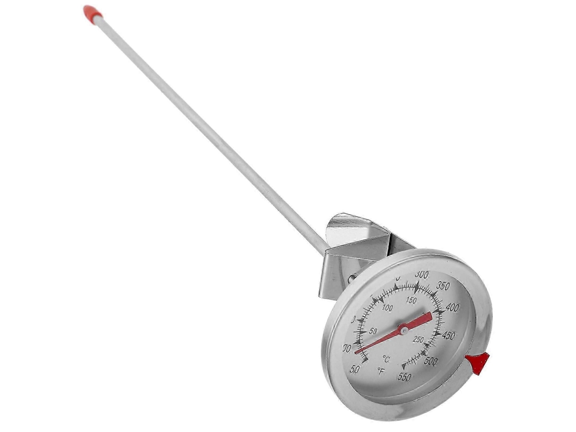 Termômetro de Aço Inoxidável para Churrasco, Alimentos com Mostrador, Utensílio Cozinha Rest Aurantes (30 Cm Comprimento, GOKOCO