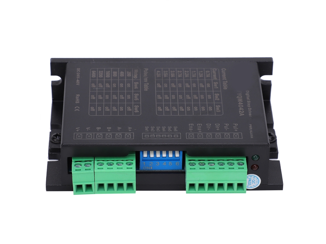 Controlador de Motor de Passo Bifásico Fyqm4042a para Motores 42~56mm Dc24 40v S/MARCA