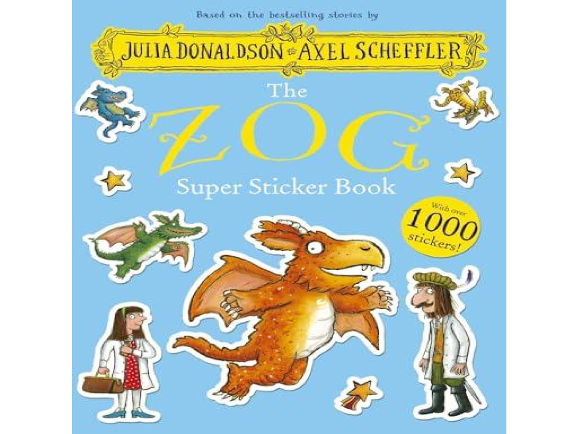 Livro Zog Super Sticker Book de Julia Donaldson (Inglês)