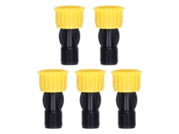 5 Bicos de Aspersão G3/8 com 4 Furos para Irrigação