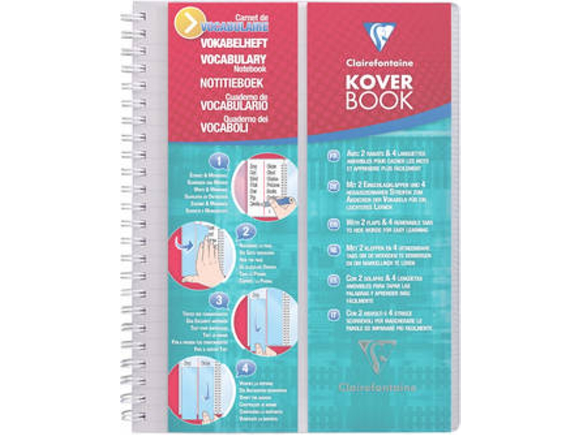 Caderno CLAIREFONTAINE (Multicor - A5 - 21x15x2cm)