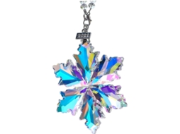 Conjunto De 4 Pingentes De Floco De Neve De Cristal - Decoração Elegante