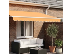 Vidaxl Substituição De Valance De Toldo Areia 381 X 20 Cm Poliéster