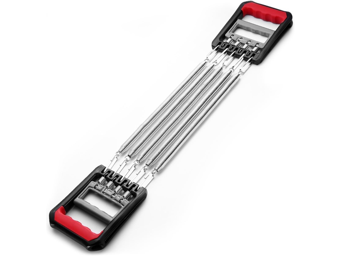 Expansor De Peito Destacável Wooneky Com Pegas Ergonómicas Antiderrapantes Em Aço E Abs Para Exercícios Casa Ou No