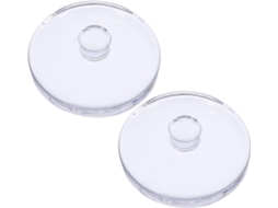 Conjunto De Fermentação Toyvian 2 Peças Para Potes Vidro Mason Boca Larga 9, 5cm Com Pedra Ponderada Para Controle De