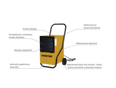 Desumidificador Master DH752 45,6l/24h Ma7