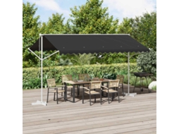 Vidaxl Toldo Livre 4 × 3 M Poliéster Antracite