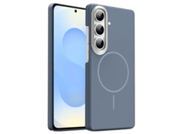 Capa Para Samsung Galaxy S26 Plus 5g Fina Circular Magsafe À Prova De Choque Dourada Em Policarbonato Cinza Carbono
