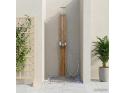 Vidaxl Chuveiro Externo 257 Cm Madeira Acácia Maciça E Aço Inoxidável