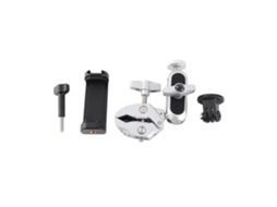 Camera Mounts Clamp Mount Cycling Handlebar Adapter Mount Aluminum Alloy 1.5kg Load Capacity With 360° Rotatable Ball Head LAXISCREED