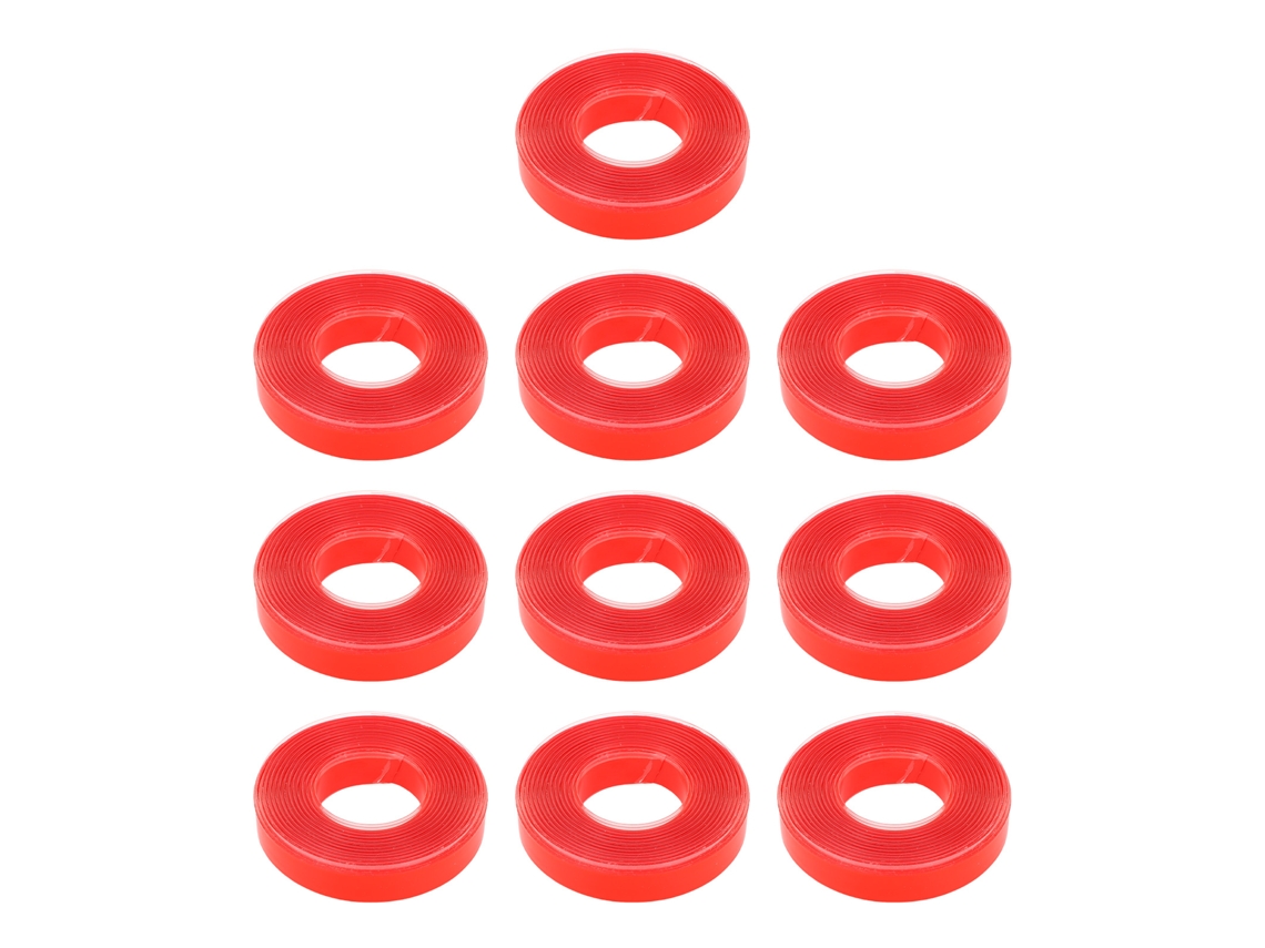 10 Rolos Fita Dupla Face para Unhas Transparente Resistente Ao Calor Adesiva Forte para Exibição de Arte de Unhas Salão Casa
