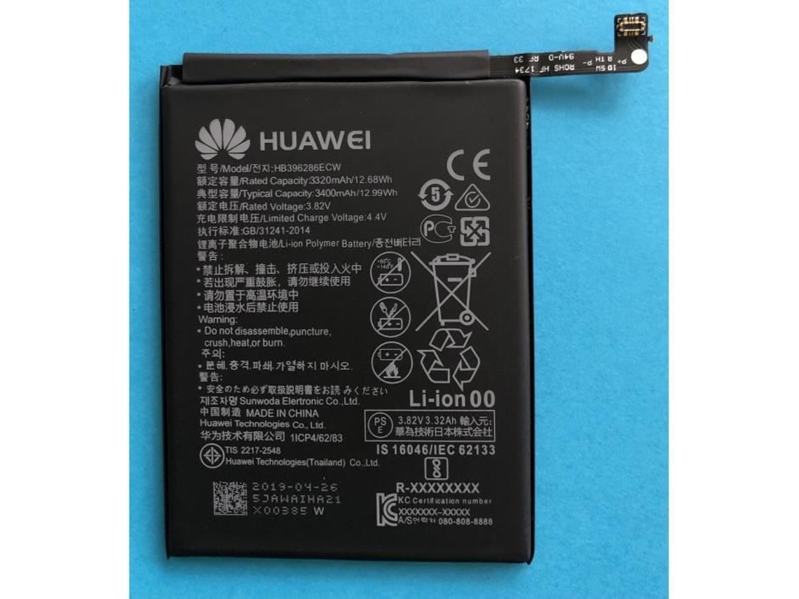 Original HUAWEI Hb396286Ecw Aproveite 9S 2019 3400Mah Oem Bateria Original Kit de Ferramentas de Bateria Genuína
