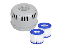 Kit De Filtro Para Spa Colemancontém 2 Elementos Filtrantes Tipo Vi Para Lay Z Spa Zeuxo