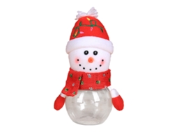 Laxiscreed Jarra De Chocolates De Natal Em Plástico Com Presépio Para Presentes Natalícios