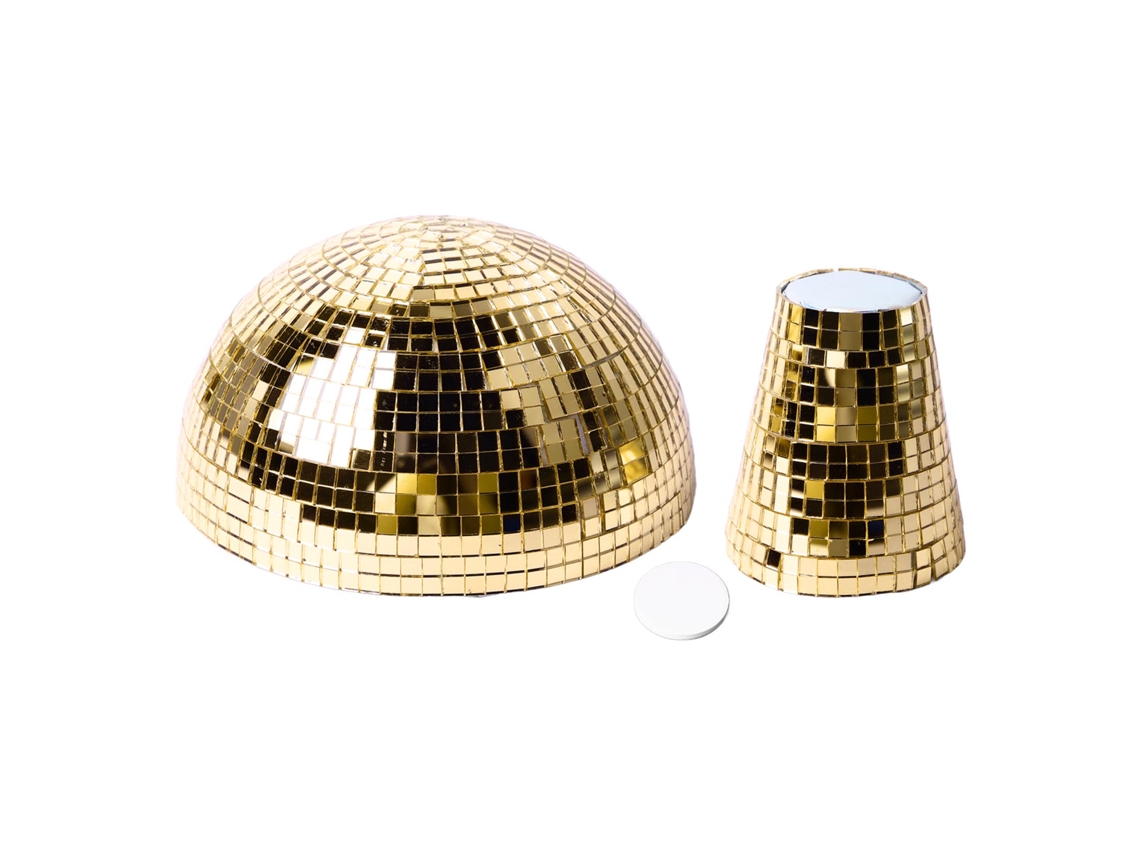 Bola de Espelho com Glitter para Decoração de Festa LAXISCREED