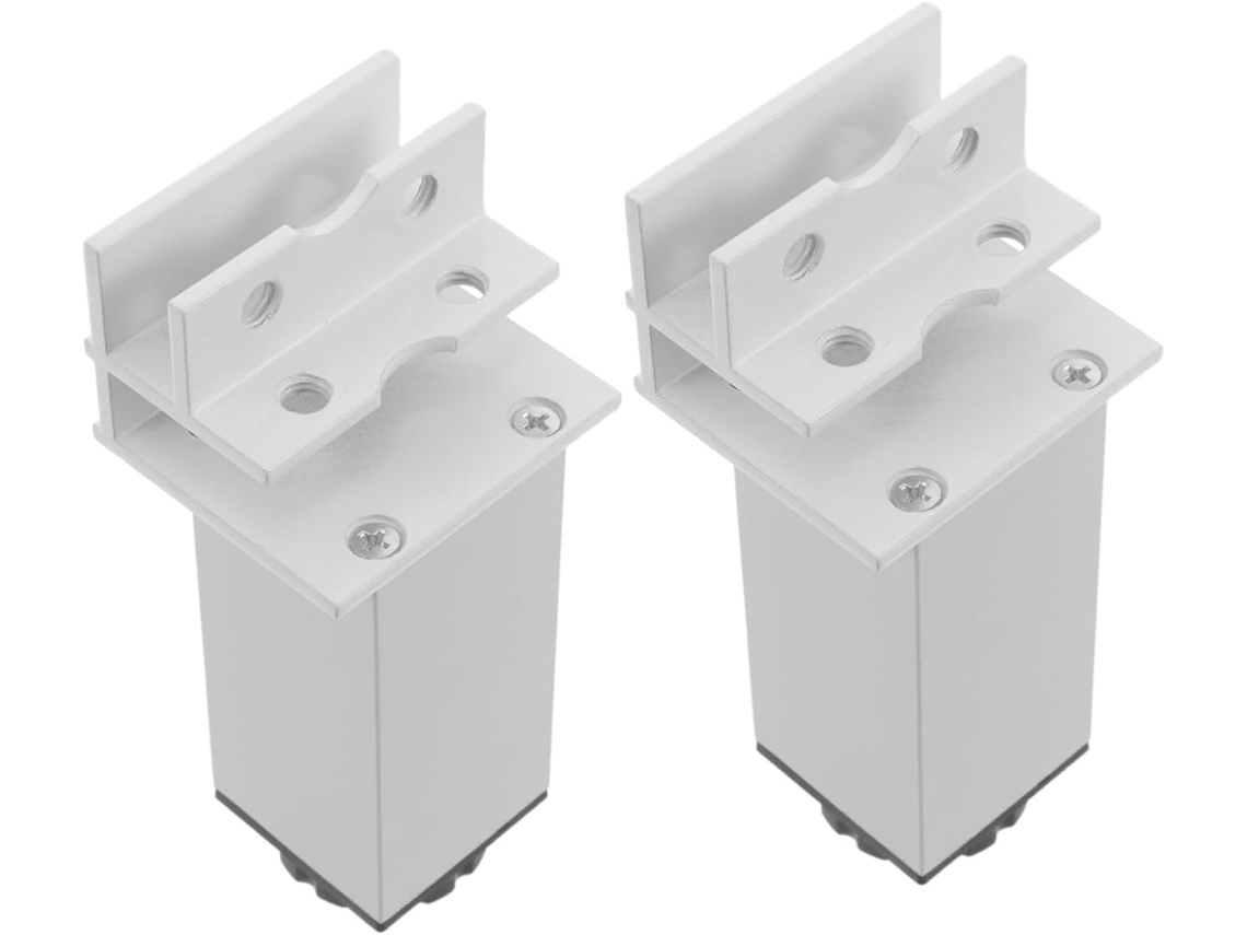 Healvian Conjunto De 2-grampos Vidro Em Liga Alumínio Para Sem Moldura E Azulejo Com Altura Ajustável 18mm