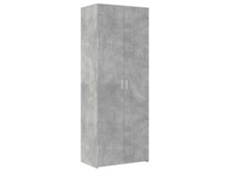 Armário Alto Derivado da Madeira Cinzento Cimento MAISON EXCLUSIVE 70x42,5x185 cm