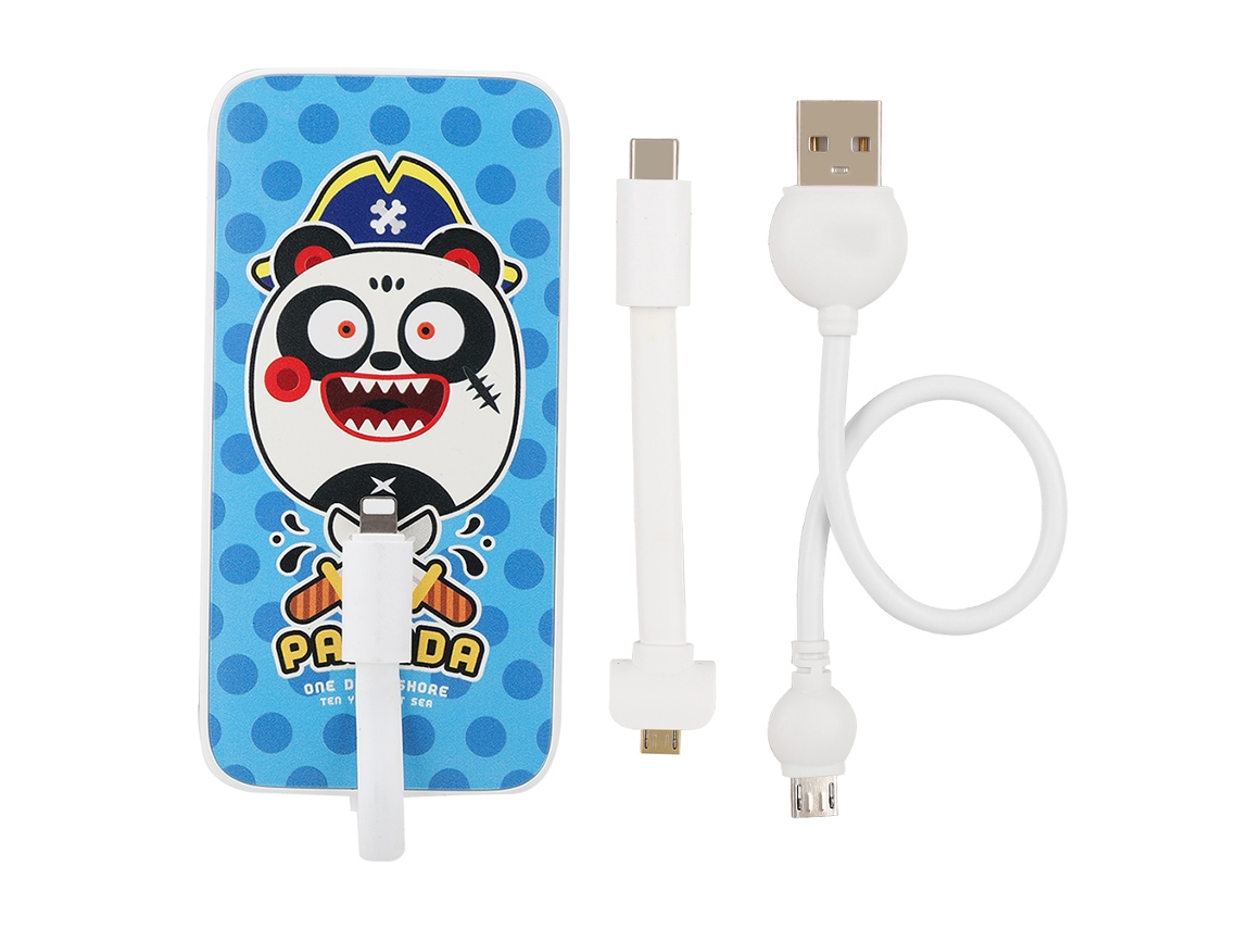 Power bank Fish 8000mAh carga rápida alta capacidade EOOCOO