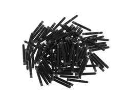 Pacote com 100 Cartuchos de Recarga para Caneta Tinteiro, Material de Escrita Preto, 3, 4 Mm BRILVIBERA