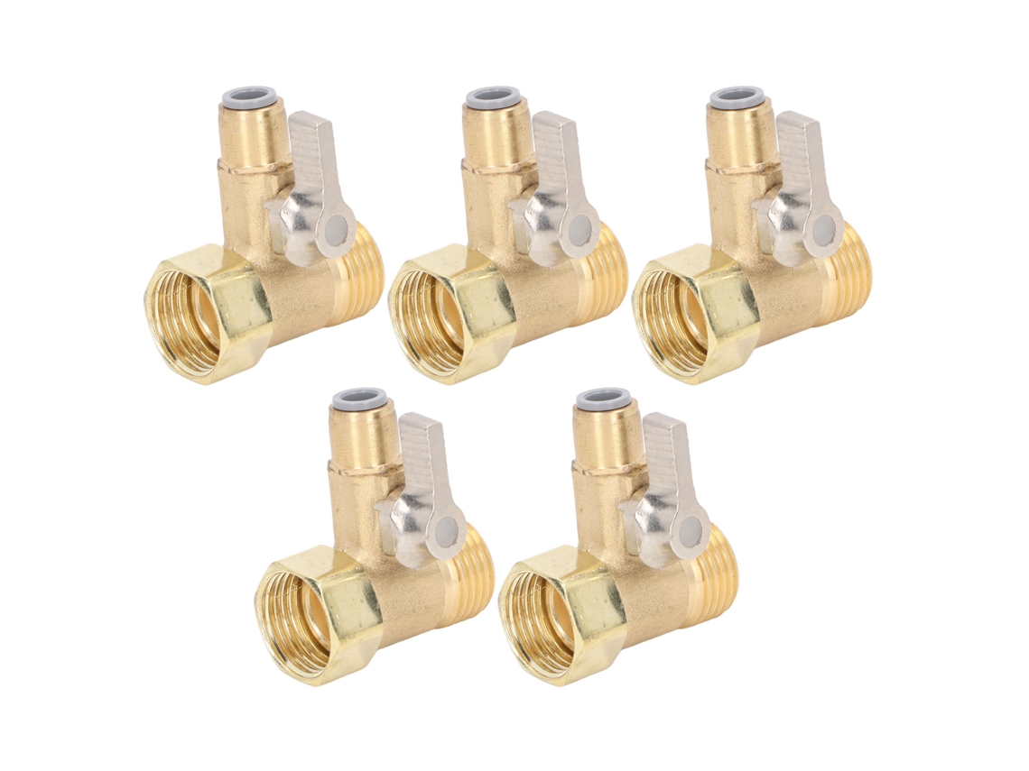 Válvula Esférica Laxiscreed 3 Vias 1/4" Para Purificador De Água