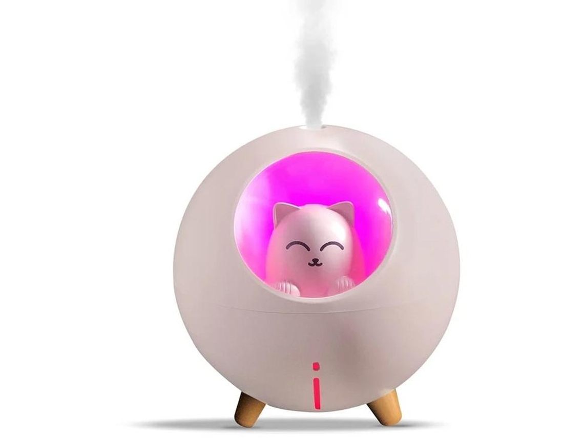 Mini Umidificador Ultrassônico Ultra Silencioso Usb Cute Cool Mist Atualizado Para Quarto De Bebê Infantil Luzes De 7 Cores Desligamento Yizhood
