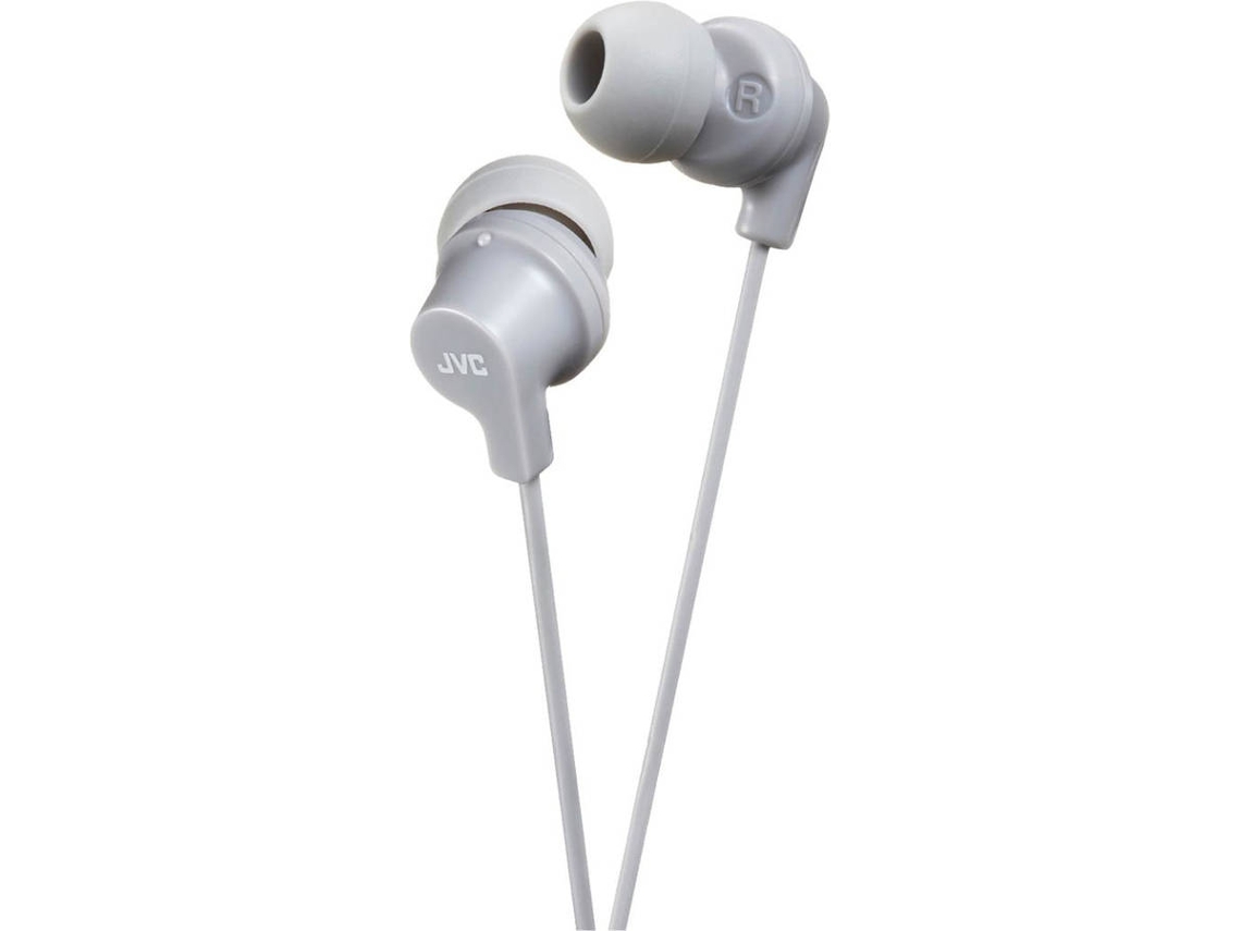 Auriculares com Fio JVC HA-FX10-H-E (In Ear - Cinzento)
