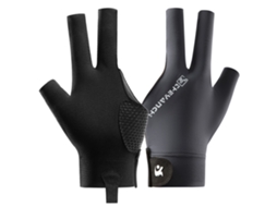 Omni-2026guantes De Bilhar Antideslizantes Transpirables Para Jogadores De Sinuca E Pool Com Três Dedos Confortáveis