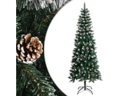 Vidaxl Árvore De Natal Artificial Com Suporte 240 Cm Pvc Verde