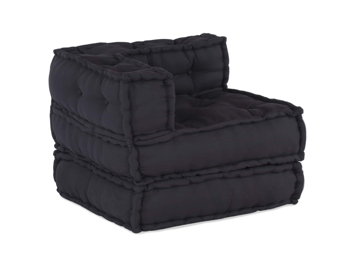 Vidaxl Unidade De Sofá Modular 4 Pcs Antracite Tecido