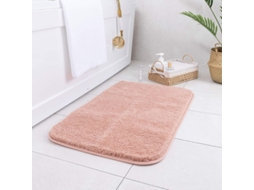 Alfombra De Baño Antideslizante, Súper Absorbente, Microfibra Suave, 40x60 Cm, Rosa