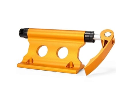 Suporte de bicicleta de liga de alumínio para parede, gancho para pendurar, capacidade de carga de 60 kg, amarelo Eluaihy