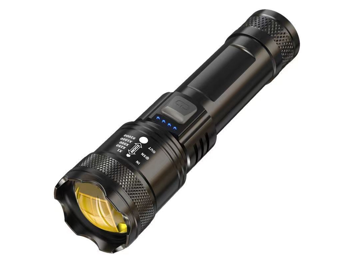 Lanterna Led Recarregável, Lanterna Tática de Emergência HEXINYIGJLY