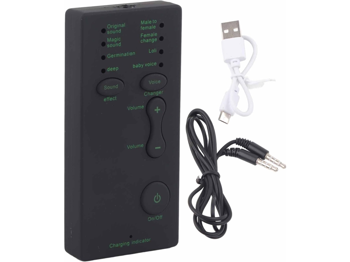 Placa de Som Portátil SFUSHOS, mini com modificador de voz para streaming