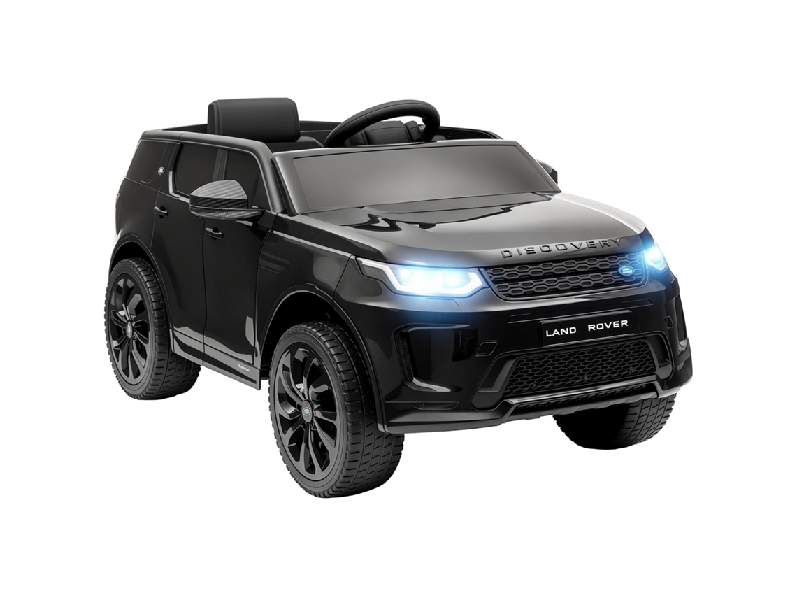 Carro Elétrico Infantil 12v Com Controlo Remoto, Luzes Led, Música E Buzina, Para 3-6 Anos, Preto