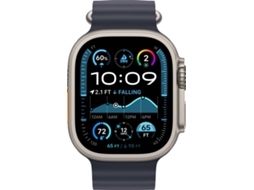 Bracelete APPLE Watch 49mm Navy Ocean Band Extension - Natural Titanium Finish