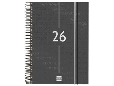 Agenda Finocam Year Preto A4 21 X 29,7 Cm 2026