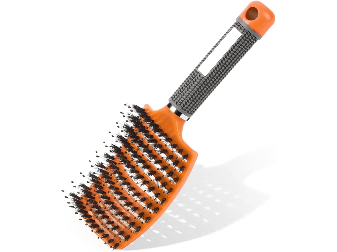 Cepillo de Pelo de Javali para Mulher, Cor Laranja. ZYBLSSBB