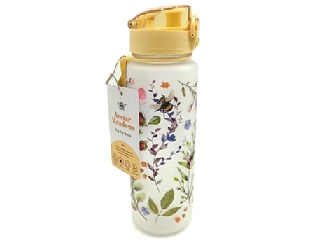 Garrafa de Água Reutilizável Inquebrável com Infusor PUCKATOR The Nectar Meadows Pop Top
