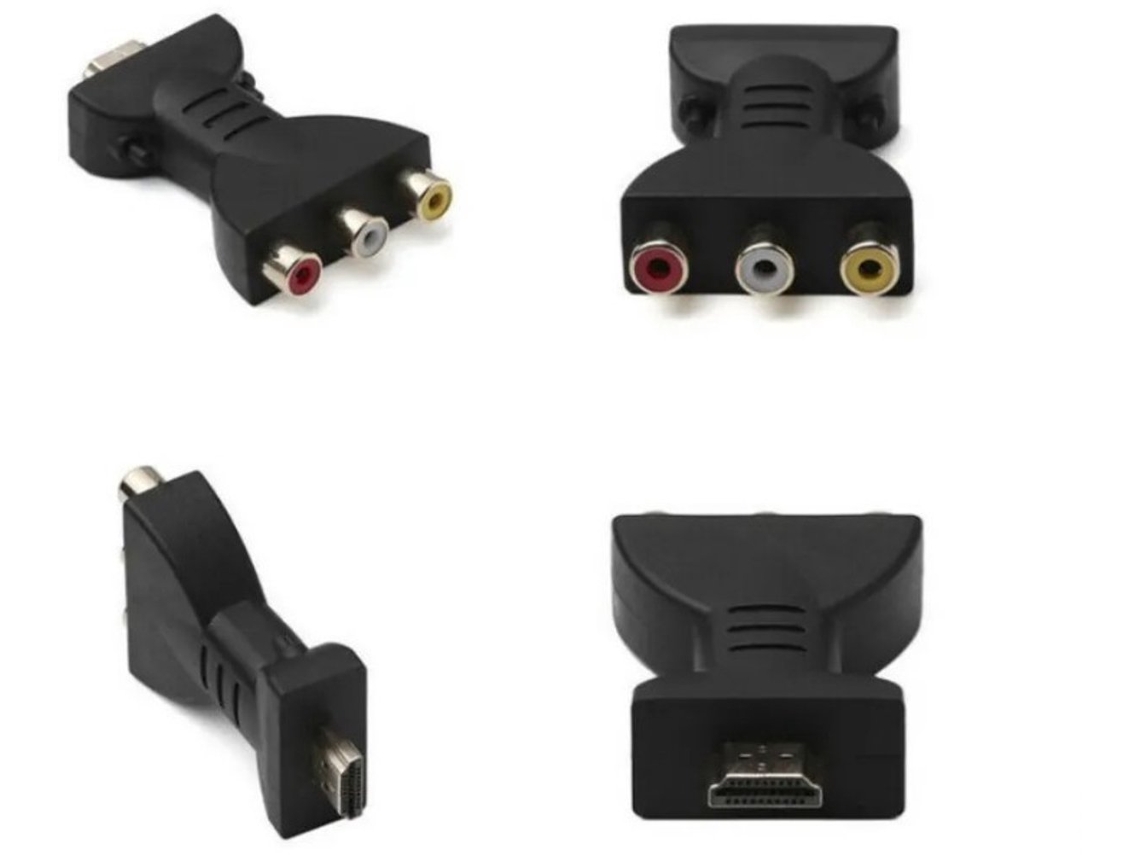 Conversor Hdmi Para Rca, Tulipa, Comutador Hdmi