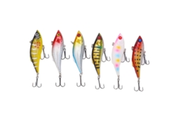 Isca Artificial de Pesca Sinking 8cm 10g 6pcs