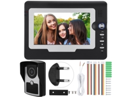 Interfone De Vídeo Com Fio De 7 Polegadas 810fc11 (tela Grande De Alta Definição, Compatibilidade De Tensão Ampla)