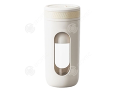 Mini Liquidificador Inn 8,2 X 18,2 Cm Grande Bateria 1500 Mah Extração Rápida Portátil Em Movimento Lâmina Afiada Material Seguro Branco Innovtec