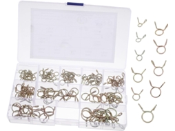 Conjunto de 400 Abraçadeiras de Mangueira Coloridas com Mola de Zinco para Jardim. SFUSHOS