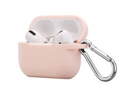 Capa Silicone para Airpods Pro 2 SKYHE 2ª Geração Rosa Creme