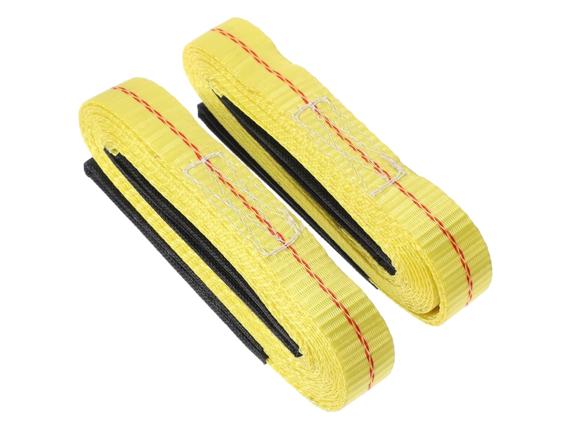 Cintas De Elevação Planas De Poliéster, 2,5 Cm X 3 M, Pacote Com 2 Unidades Para Movimentação De Cargas.