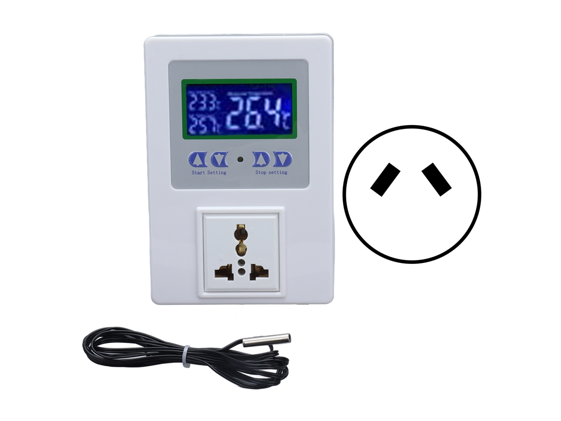 Controlador de Temperatura Digital com sensor e LED S/MARCA