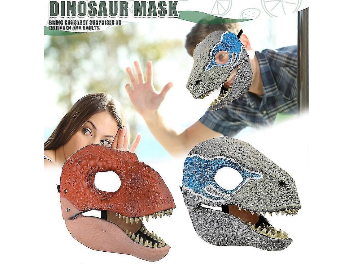 Cabeça De Dinossauro Do Jurassic World Para Festa À Fantasia De Halloween Olysi Shop