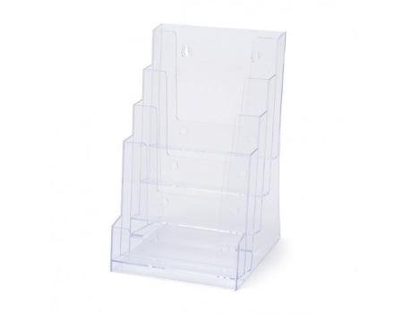 2 X 1/3 Quadro A4 Suporte Do Folheto Injecção / Parede