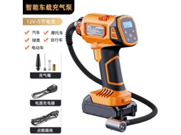 Smart Display Portable Tire Inflator Orange
