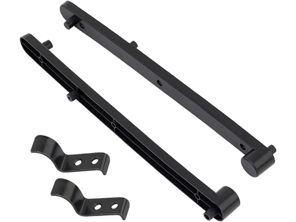 Conjunto De Trilhos Deslizantes Ocultos Anneome Para Portas Basculantes, Trilhos Laterais De Plástico Preto Para